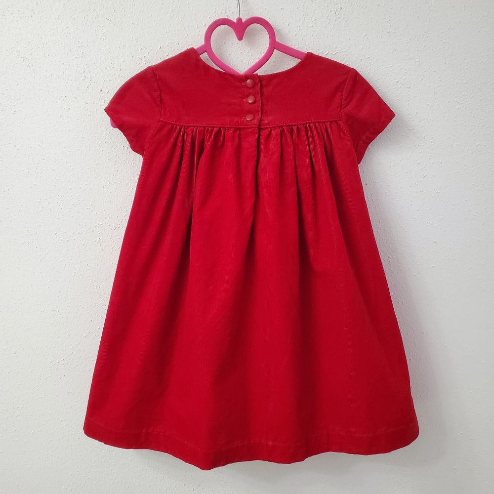 Polo Ralph Lauren Baby Girls Fine Wale Smocked Corduroy Dress - Picture 9 of 10